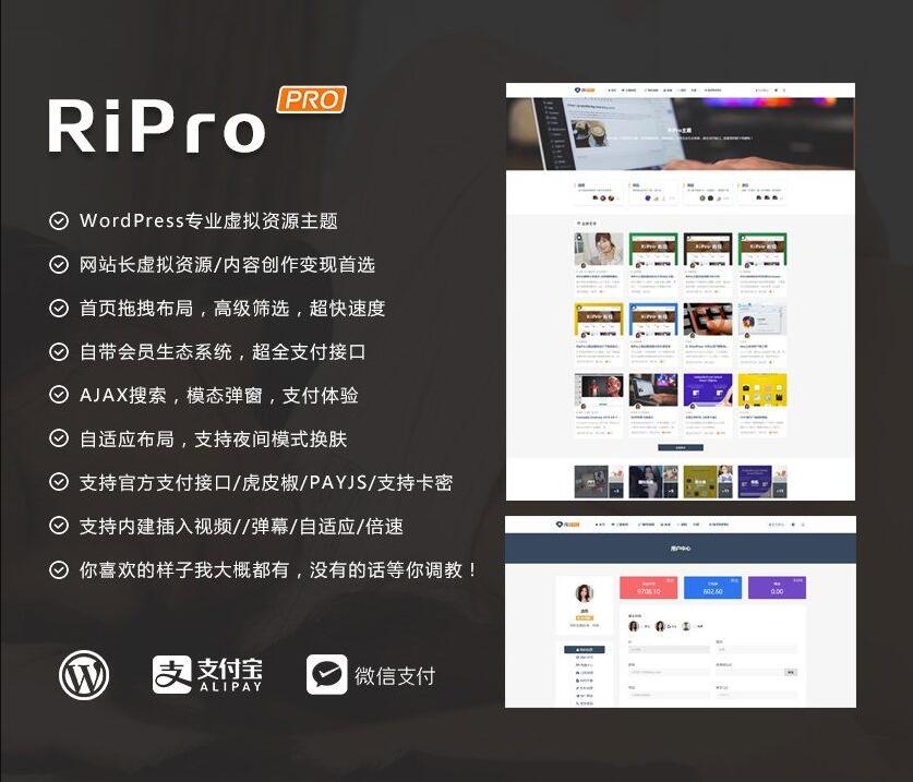 WordPress主题RiPro v8.6 无限制版-1