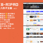 【RiPro子主题】小八子主题v8.1，极致美化，功能超乎所想