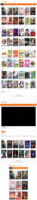 苹果CMSV10橙色自适应影视网主题模板源码